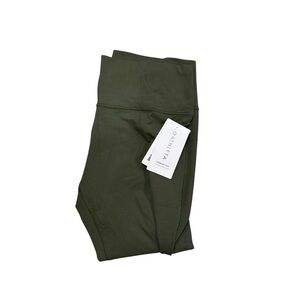 Athleta Kids Dark Olive Green High-Rise Leggings